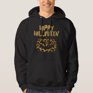 Moletom Mulheres Feliz Halloween Leopard Jack O Lanterna H