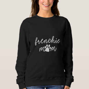 Moletom Mulheres Francesas Mamãe Puppy Frenchie Cachorro F