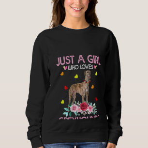 Moletom Mulheres Greyhound Dog Tee Para Mulheres Apenas Um