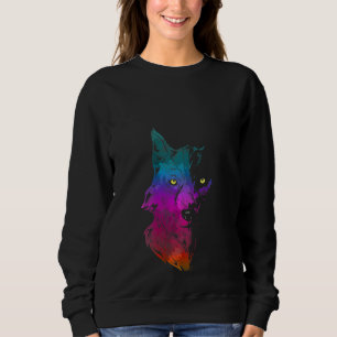 Moletom Mulheres Howl Floresta Floresta Animal Predador Po