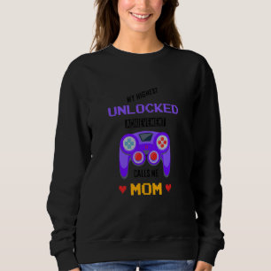 Moletom Mulheres jogando mamãe destrancada Videos games jo