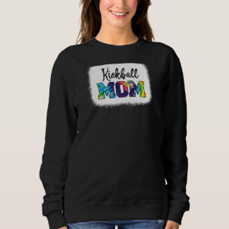 Moletom Mulheres Kickball Mãe Tie Dye Cheetah Impressão Mu