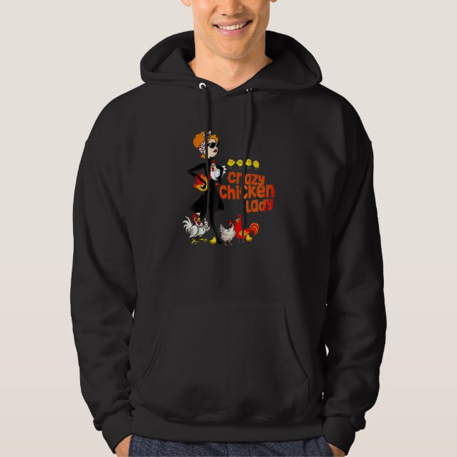 Moletom Mulheres Loucas de Frango (Frente)