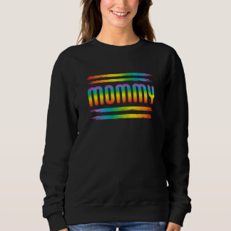 Moletom Mulheres Mãe Arco-Íris Bandeira LGBT Mês do Orgulh