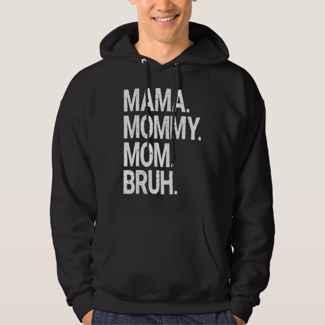 Moletom Mulheres Mama Mamãe Mãe Bruh Mamãe E Eu Leopardo M (Frente)