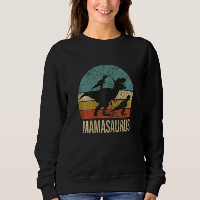 Moletom Mulheres Mamasaurus Rex Dinasaur Rex Mama Mãe (Frente)