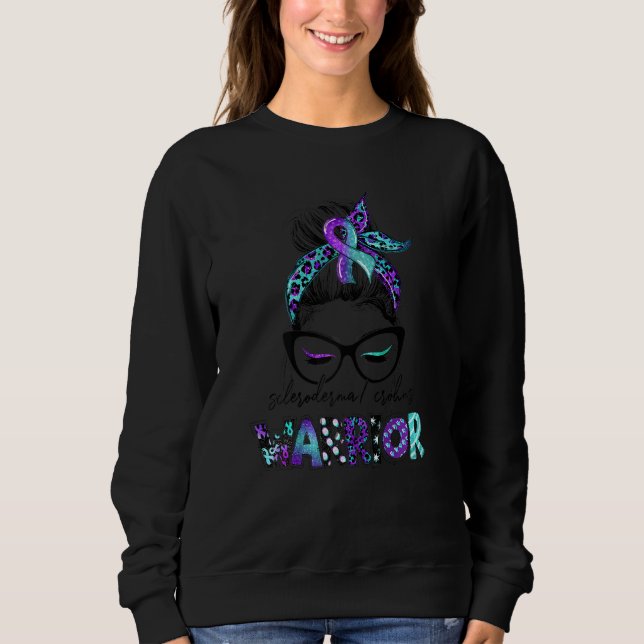 Moletom Mulheres Meninas Clássica Leopard Pattern Sclerode (Frente)