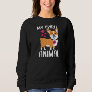 Moletom Mulheres Meu Cachorro De Corgi De Espírito Animal