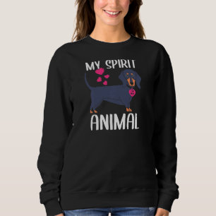 Moletom Mulheres Meu Cão De Dachshund Animal Espírito Que