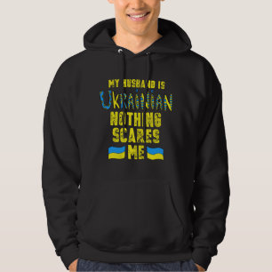 Moletom Mulheres Meu marido é ucraniano Bandeira da Ucrâni