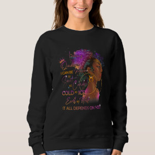 Moletom Mulheres Mulheres Aniversário Taurus Queen Melanin
