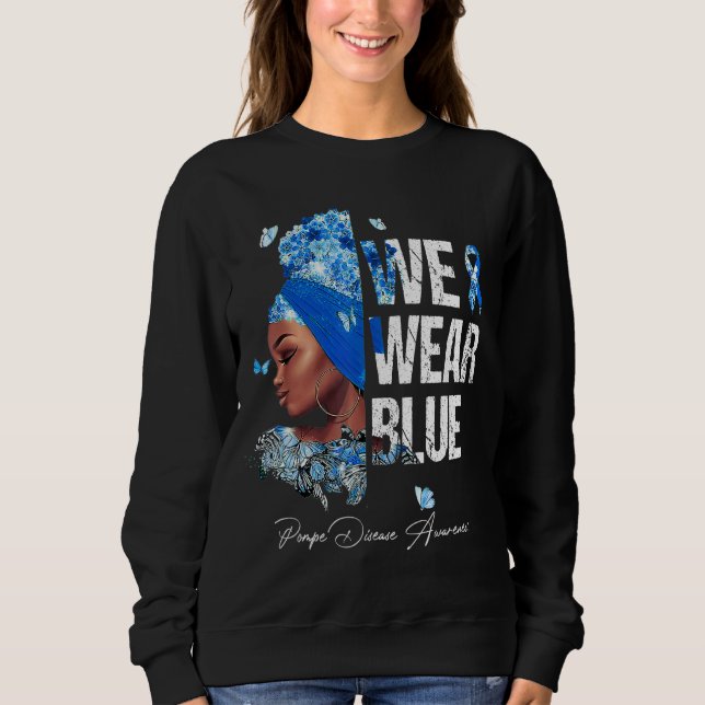 Moletom Mulheres Negras Vestimos a Consciência da Doença d (Frente)