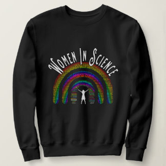 Moletom Mulheres no Rainbow Word Fill Design
