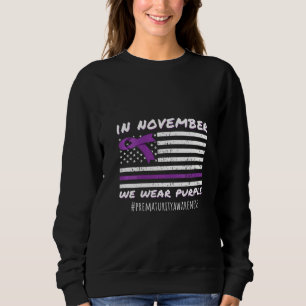 Moletom Mulheres Novembro Nós Vestimos Awarene de Pré-matu