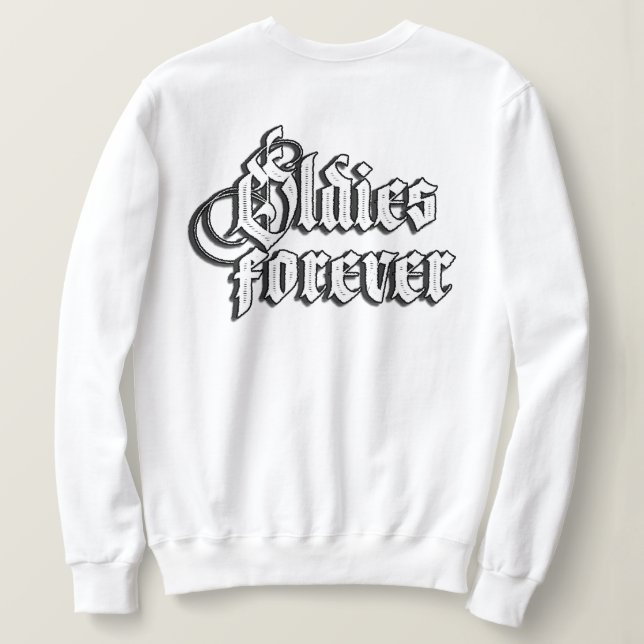 Moletom Mulheres Olhadas para sempre Nome Personalizado Ho (Verso do Design)