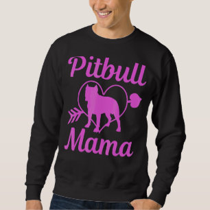 Moletom Mulheres Pitbull Mamãe Pitbull Mamãe Cachorro Boni