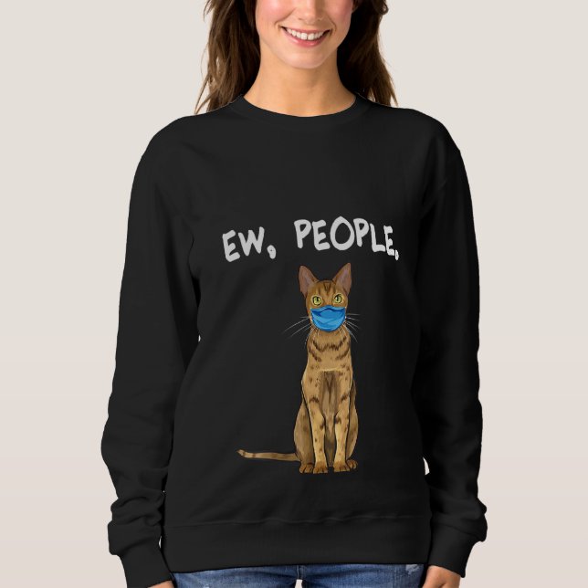 Moletom Mulheres Pixiebob Pessoas Gatos Vestindo Máscara d (Frente)
