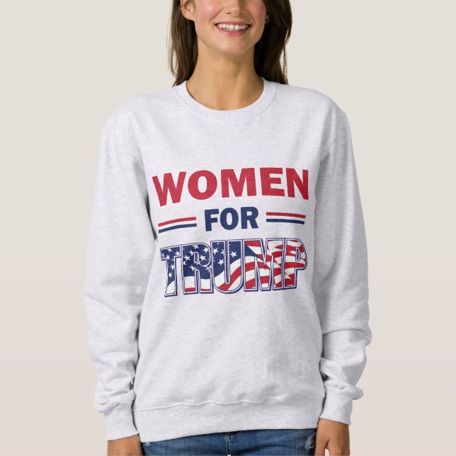 Moletom Mulheres por Trump (Frente)