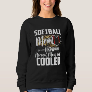 Moletom Mulheres Que Vivem Softball Fan Leopardo Cheetah M