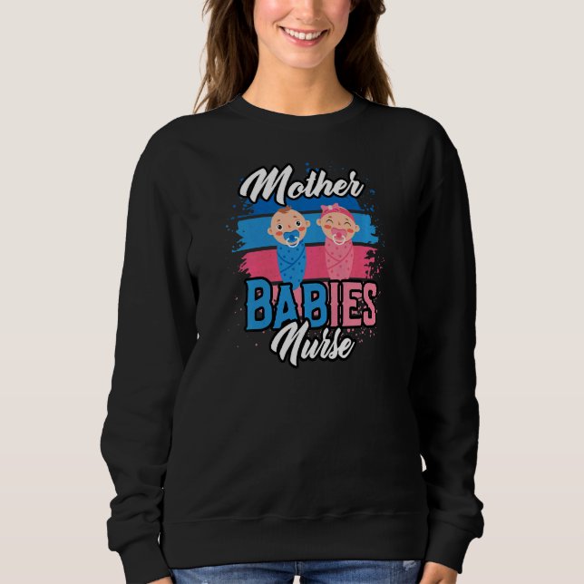 Moletom Mulheres Retrô Sunset Mãe Mamães Enfermeiras (Frente)