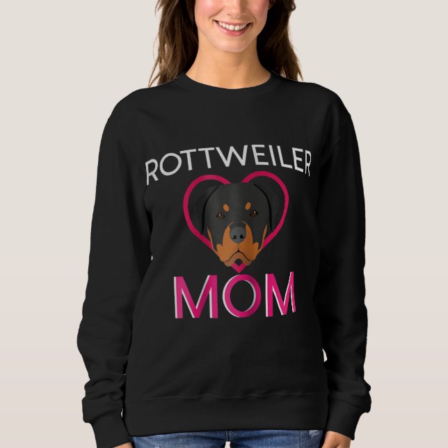 Moletom Mulheres Rottweiler Mãe (Frente)