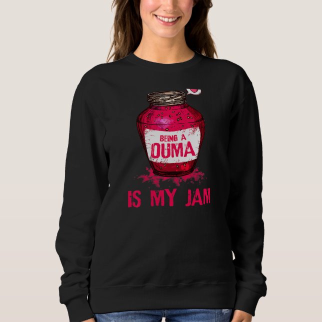 Moletom Mulheres Sendo Uma Ouma É Minha Avó Jam Engraçada  (Frente)