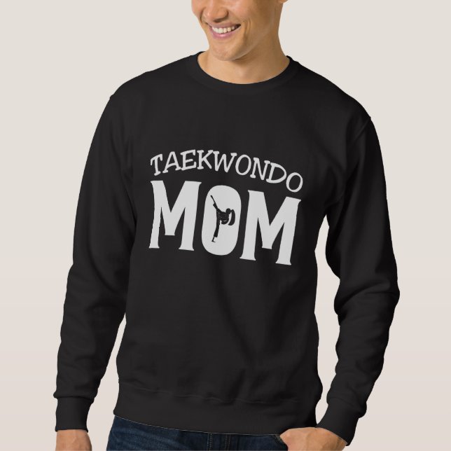Moletom Mulheres Taekwondo Mãe Dia de as mães Tae Kwon Do  (Frente)