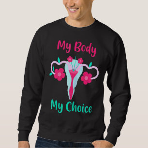 Moletom Mulheres útero Meu Corpo Minha Escolha Mulher Femi