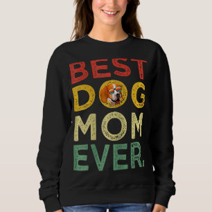 Moletom Mulheres Vintage Beagle Melhor Cão Mãe Nunca