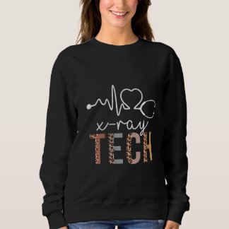 Moletom Mulheres X-Ray Tech Leopard Heartbeat Apreciação C