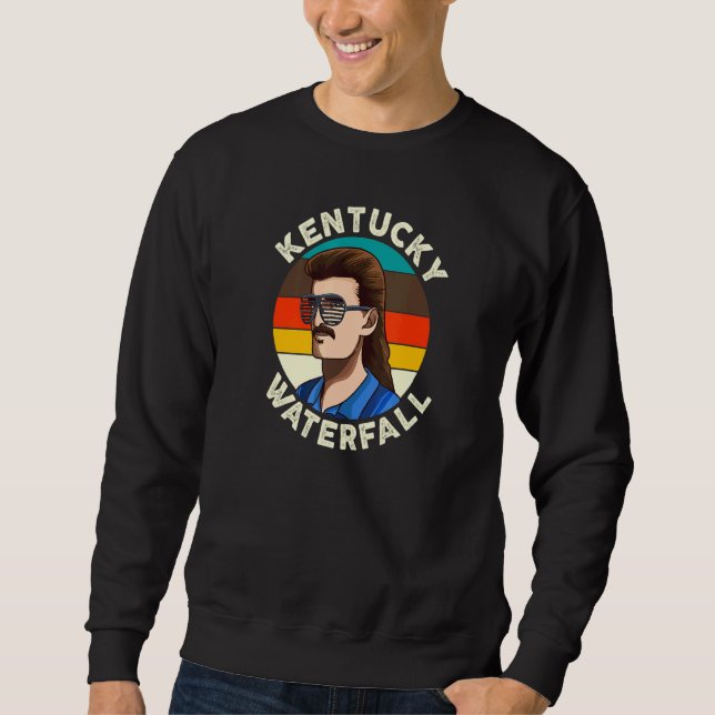 Moletom Mulle Kentucky Waterfall Redneck Mullet (Frente)