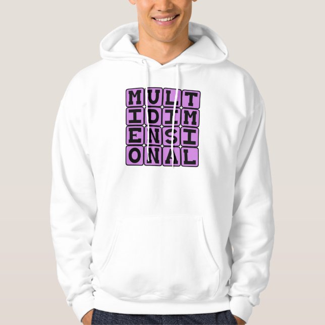 Moletom Multidimensional, Através de Muitas Dimensões (Frente)