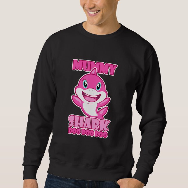 Moletom Mummy Shark Doo Doo Future Mamãe Mãe (Frente)