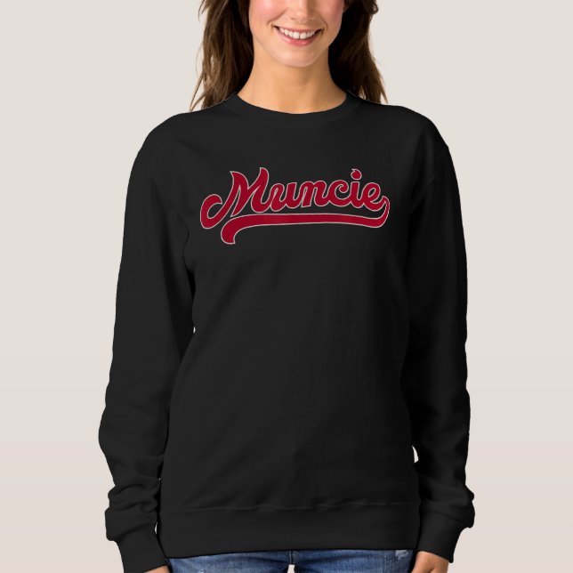 Moletom Muncie Indiana Home State 1 (Frente)