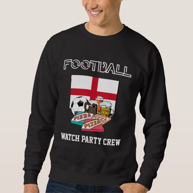 Moletom MUNDIAL SOCCER Futebol Beer Pizza ENGLAND (Frente)