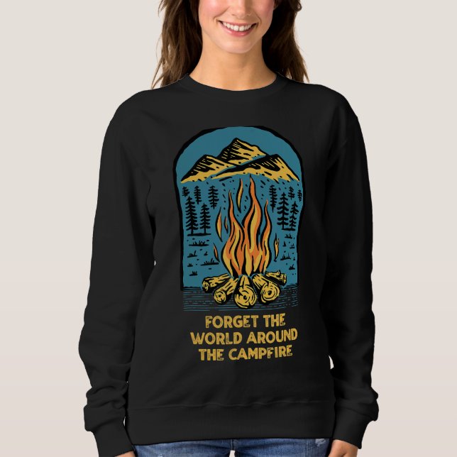 Moletom Mundo À Volta Da Campanha De Camping Sayper Q (Frente)
