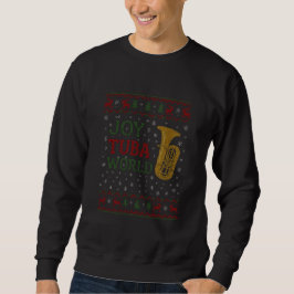 Moletom Mundo da Tuba Alegria Natal Músico Engraçado