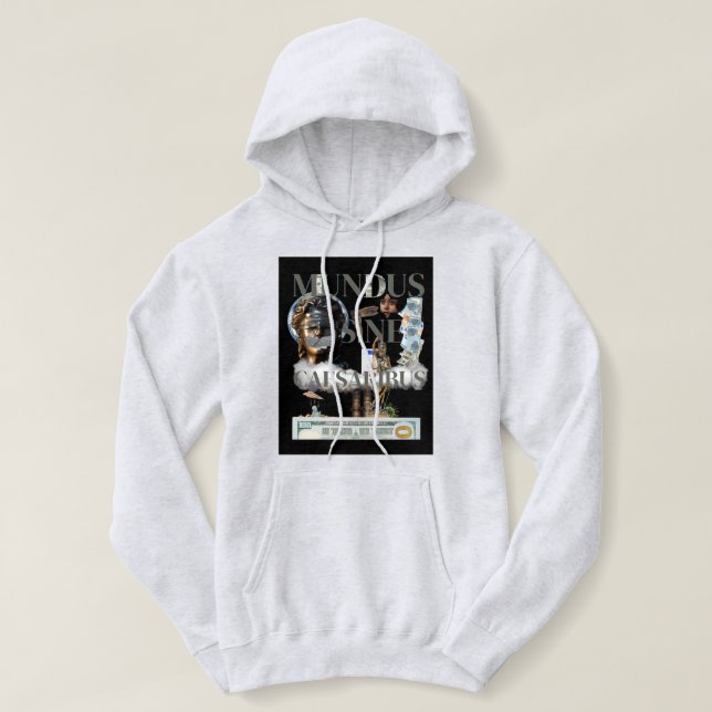 Moletom Mundus Sine Caesaribus Hoodie Para Mulheres (Frente do Design)