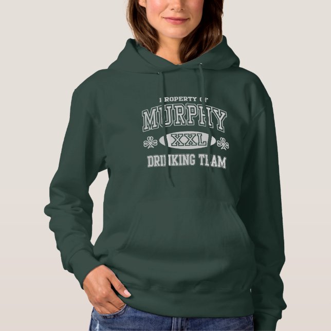Moletom Murphy Irish Bebendo Team (Frente)