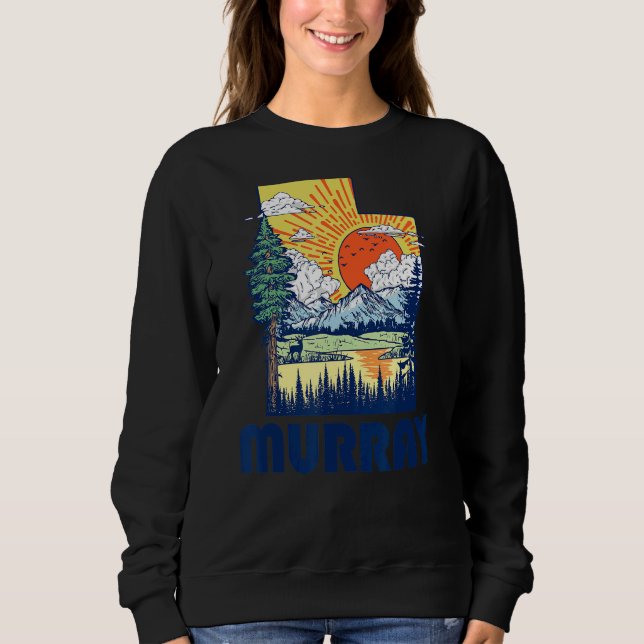 Moletom Murray Utah State Pride Mountain Retro (Frente)