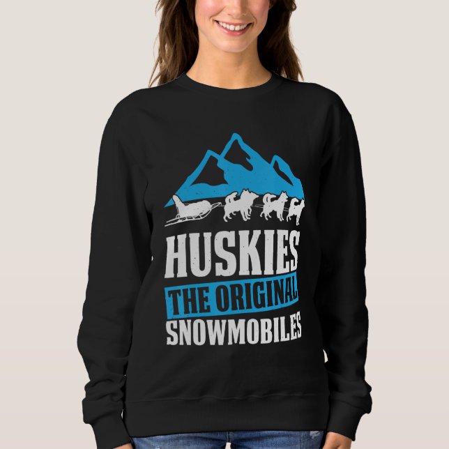 Moletom Mushing Race For Dog Sledding Dog Sled Rider Mushe (Frente)