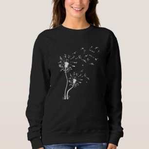 Moletom Music Notes Dandelion Flower