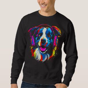 Moletom Música de DJ de Border Collie