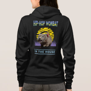 Moletom Música de Wombat de Hip Hop Engraçada Humor