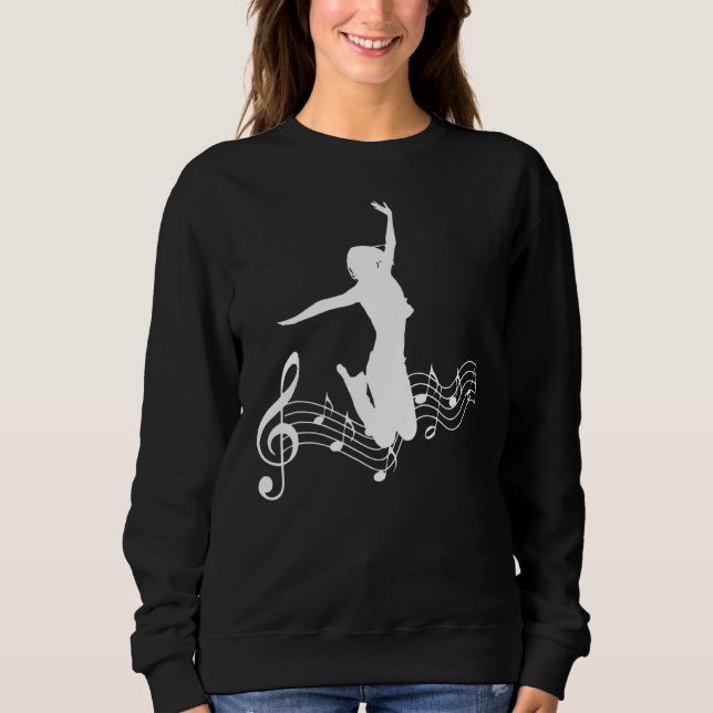 Moletom Música Musical Notes Dance (Frente)