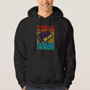 Moletom Músico Eletrônico Vintage Coração Sintetizador Pre