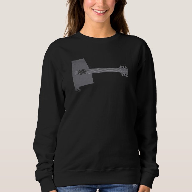 Moletom Músico Guitarrista do Alabama, 6 String Southern P (Frente)