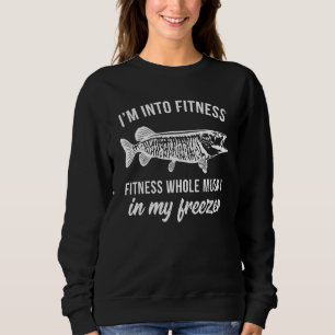 Moletom Muskie Fisheries Musky Fish Humor Piada Pescador
