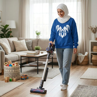 Moletom muslim mom heart sweatshirt