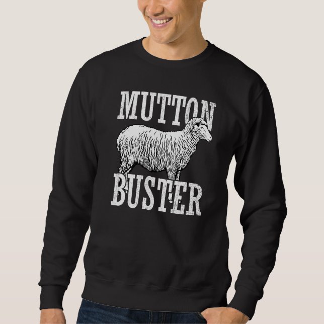 Moletom Mutton Buster Rodeo State Fair Kids Ovino (Frente)
